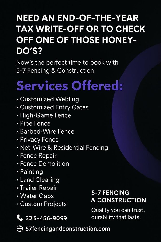 All Photos for 5-7 Fencing & Construction in Madisonville, TX