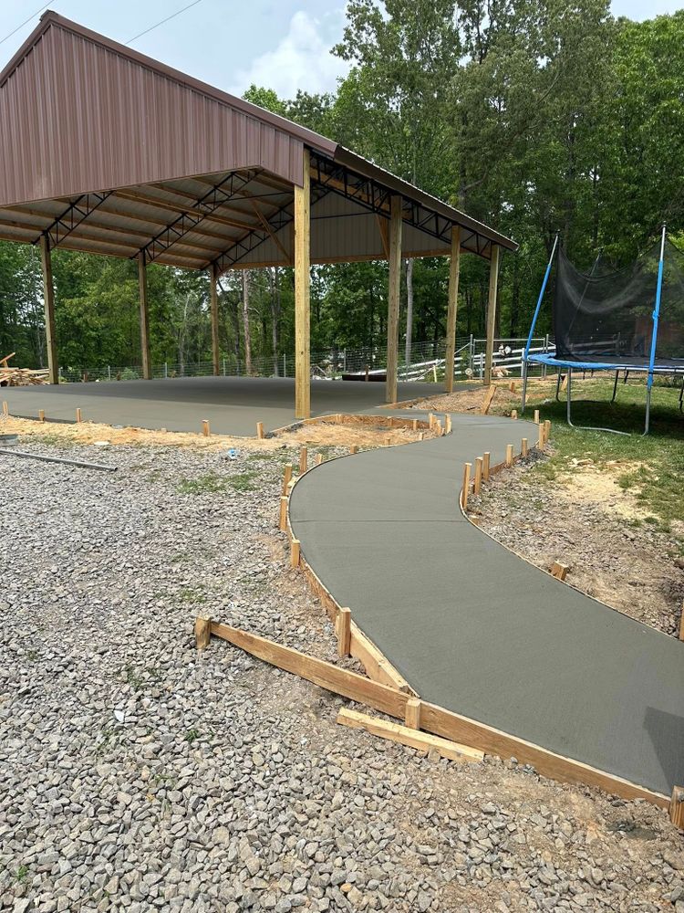 Our Concrete Slab Construction service ensures durable, level foundations for homes, patios, and driveways. We use top-grade materials and expert techniques to deliver reliable support tailored to your specific needs. for Kings Concrete & Construction in Tuscaloosa, AL