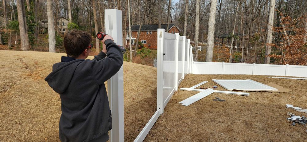 Vinyl Fence - Charlotte, NC for Fence My Lawn in Charlotte, NC