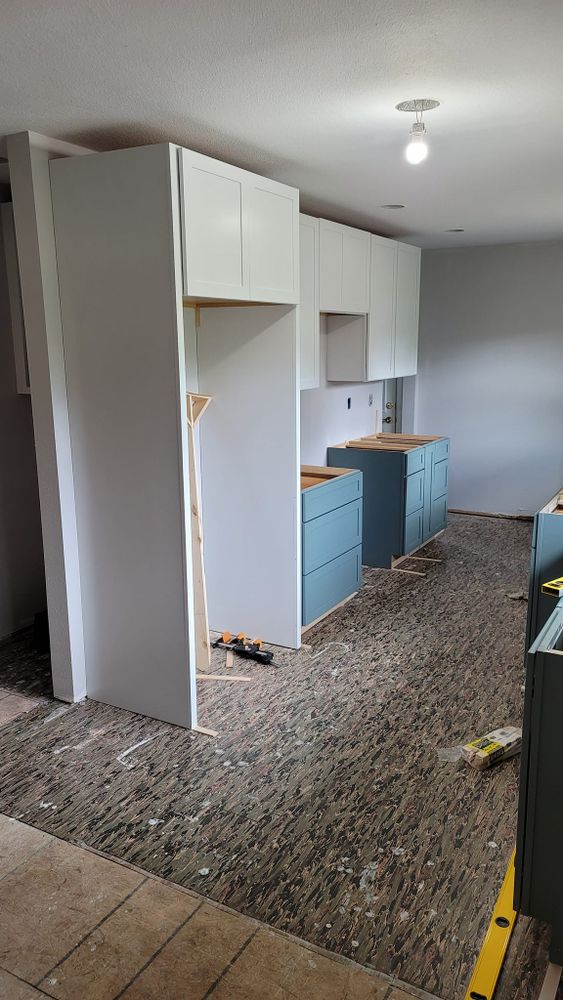 Our Carpentry service offers expert craftsmanship and attention to detail for all your home renovation needs. From custom cabinets to beautiful trim work, we bring your vision to life. for Kustom Home Improvements in New Virginia,,  IA