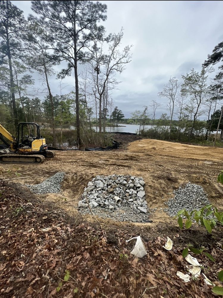 Excavating for Beards Creek Construction in Grantsboro, NC