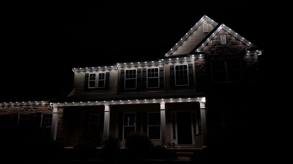 Brighten your holidays effortlessly with our Permanent Christmas Lighting service, offering professional installation and maintenance for dazzling, durable displays that elevate your home's festive charm all year round. for Sloan Electric LLC in Aberdeen, MD