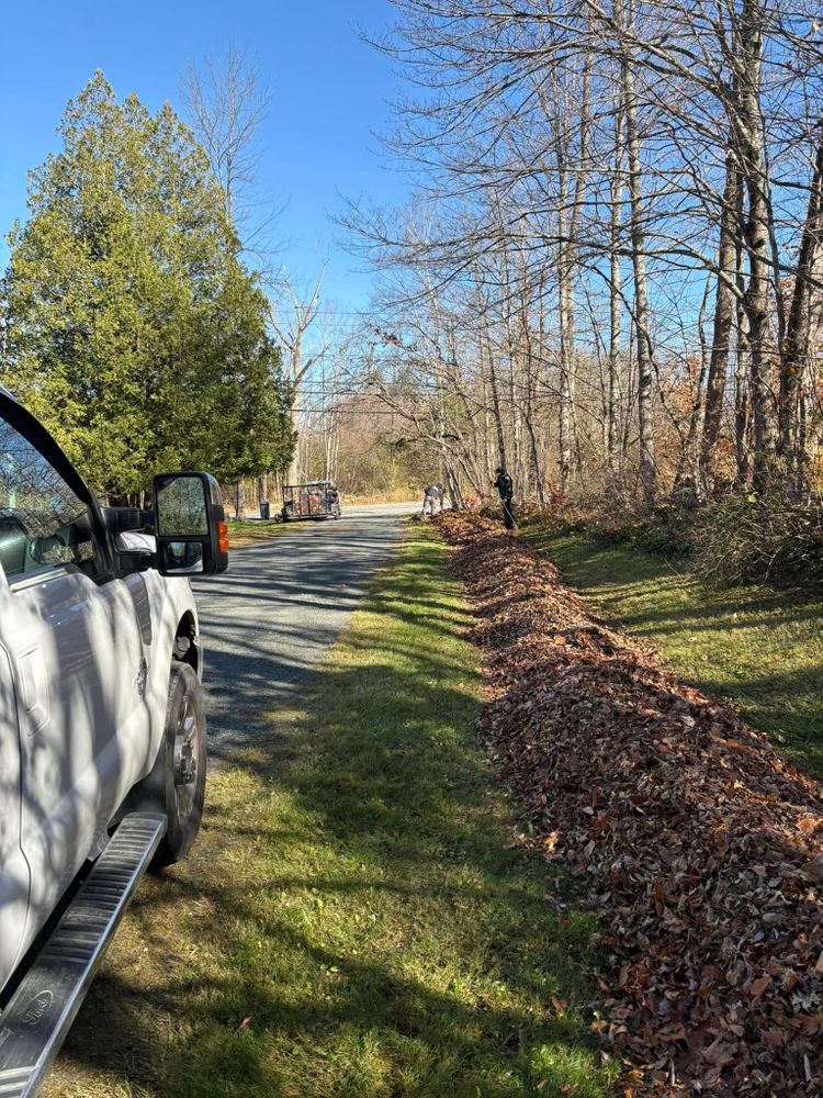 Enhance your home's curb appeal with our comprehensive fall and spring clean up service, expertly clearing debris, leaves, and preparing your landscape for the upcoming season's beauty. for Thomas Clifford Property Services LLC in Enfield, NH