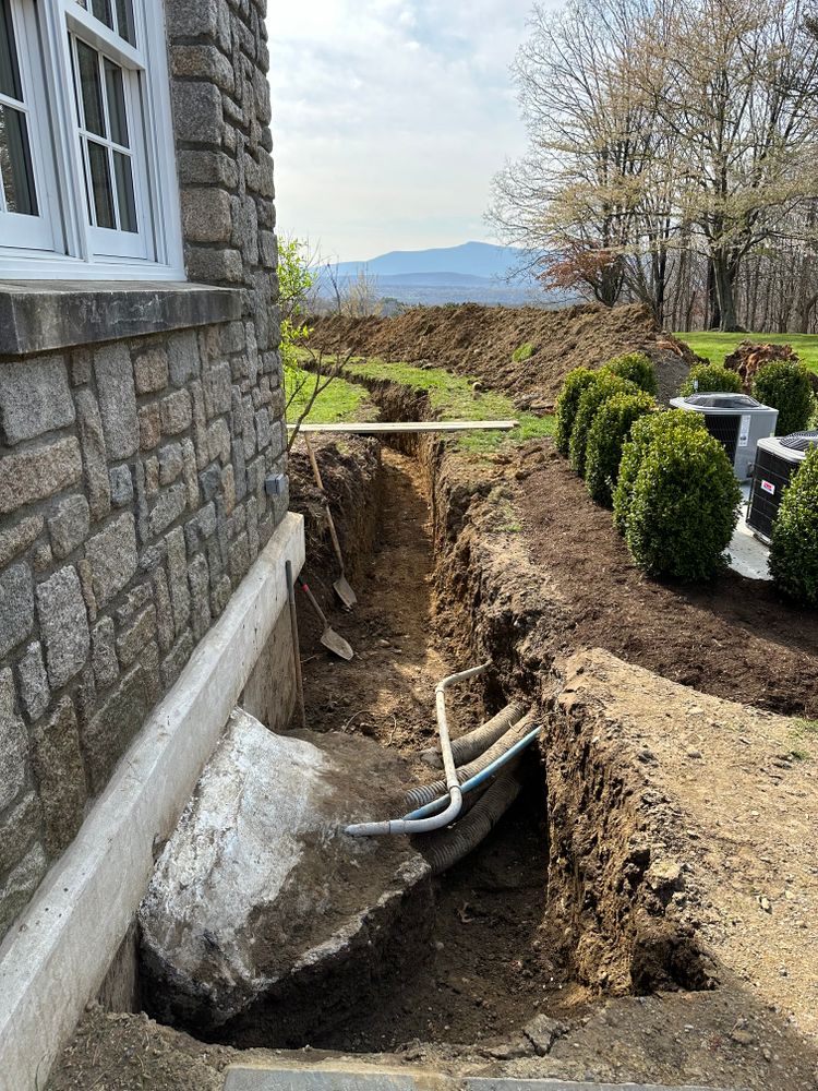 Drainage & Excavation for NK Landscaping LLC in Dutchess County, NY