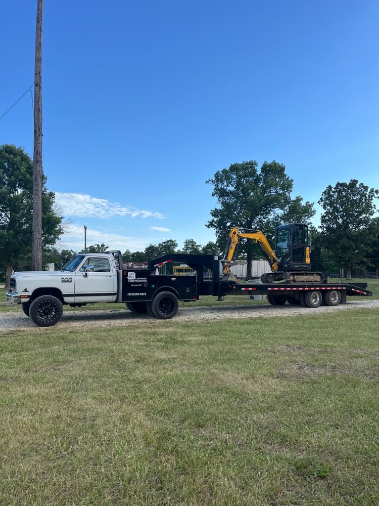 Excavation for Blackwood Plumbing LLC in Warrenton, MO