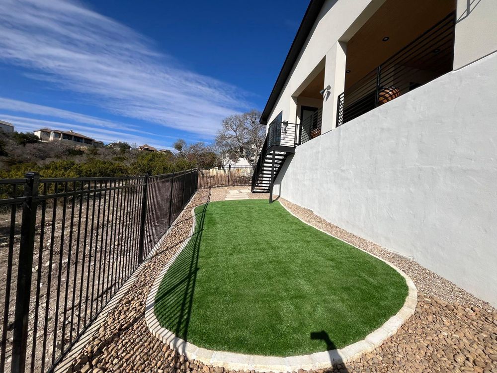 Landscape Design and Installation for Espinoza Landscape in Cibolo, TX