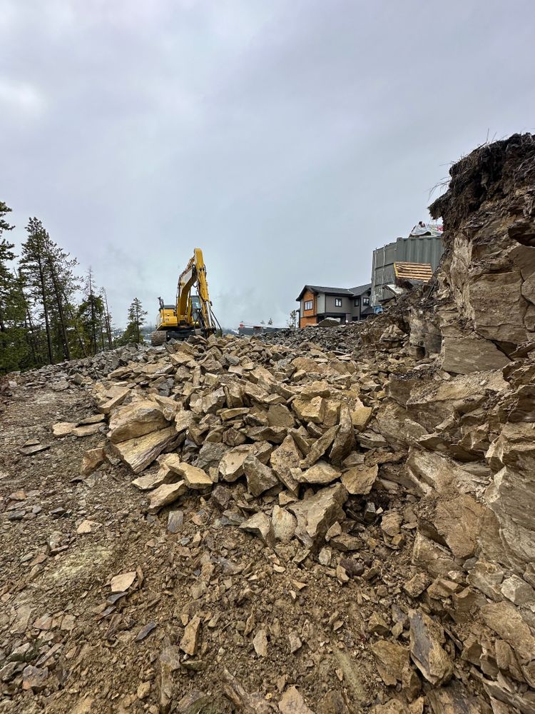 Dirt Work for R&H Homes in Bozeman, MT