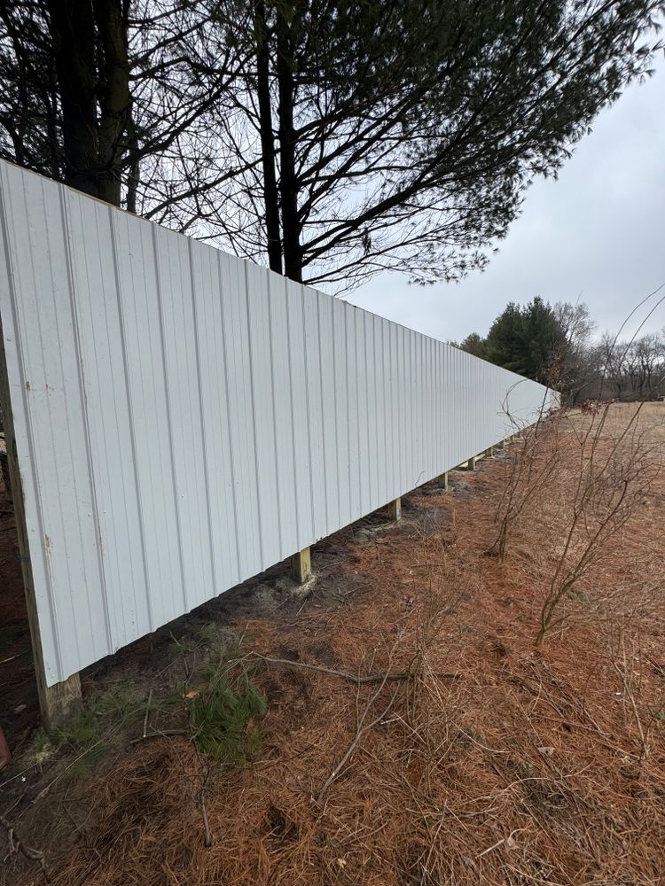 Fences for Risner Construction in De Motte, IN