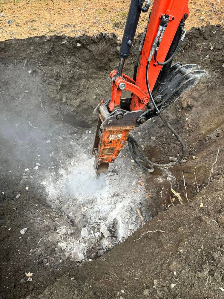 Dirt Work for TBC Custom Trades in West Burke, VT