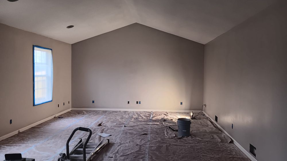 Fence and Full Home Interior Painting and Drywall repair for Dead Tree General Contracting in Carbondale, Illinois