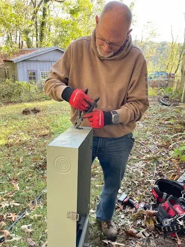 Our Circuit Breaker Installation and Repair service ensures your home's electrical safety by providing expert installations, prompt repairs, and reliable maintenance to prevent overloads, enhance efficiency, and protect your family. for Bluegrass Electrical LLC in Marshall, NC