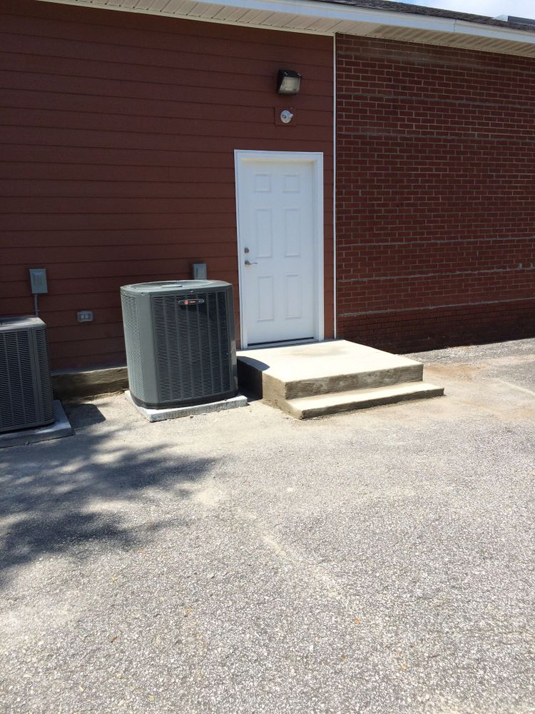 Transform your home with our expert Stair Design & Installation service. We create durable, stylish concrete stairs tailored to your space, enhancing both functionality and aesthetic appeal in one seamless package. for D & G Construction Solutions LLC in Wilmington, NC