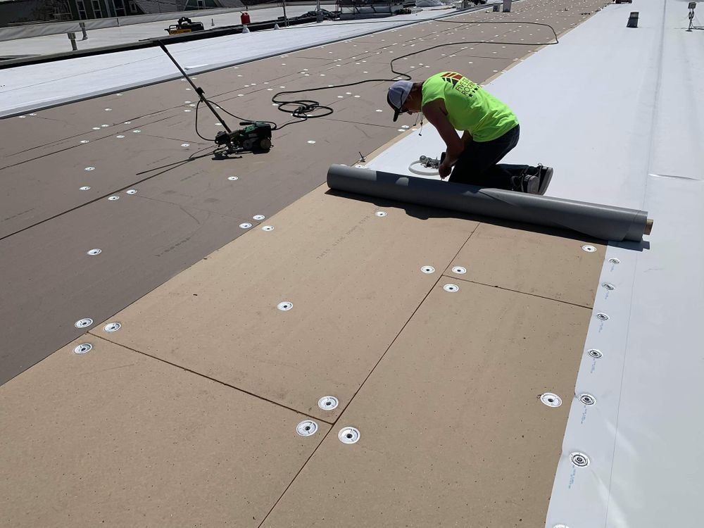 Our Commercial Single-ply Roofing Systems offer durable solutions for businesses. Trust our expertise in roofing repairs to enhance your commercial property's longevity and protect it from the elements effectively. for ProTech Roofing LLC in , Montana