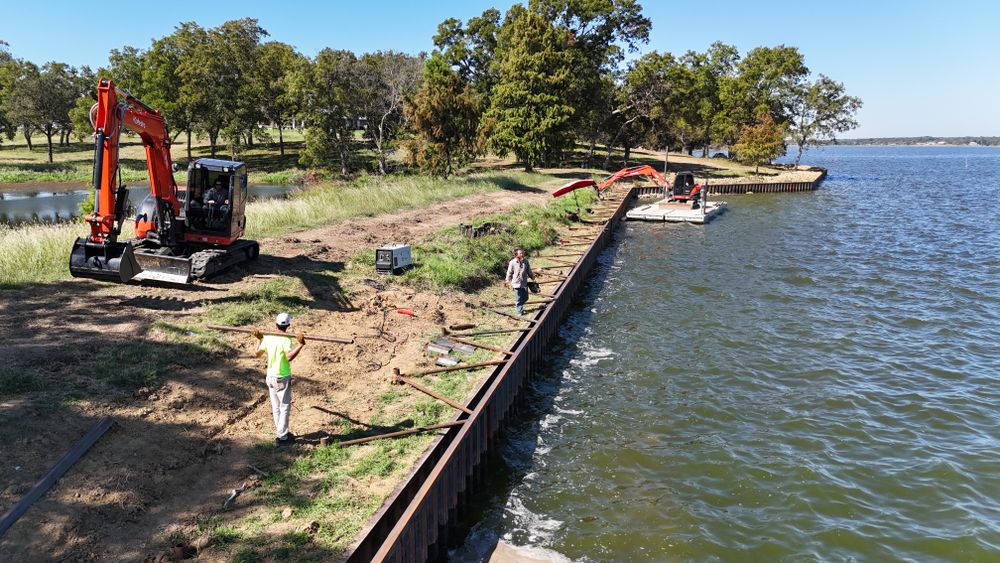 Bulkheads for BR Construction LLC  in Corsicana, TX