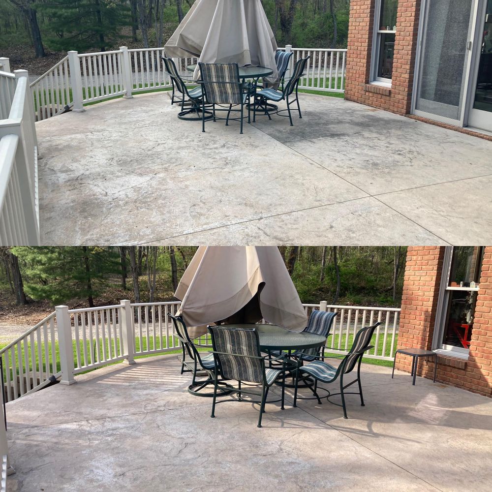 Deck & Patio Cleaning for A.W. Pressure Washing in Warsaw, OH