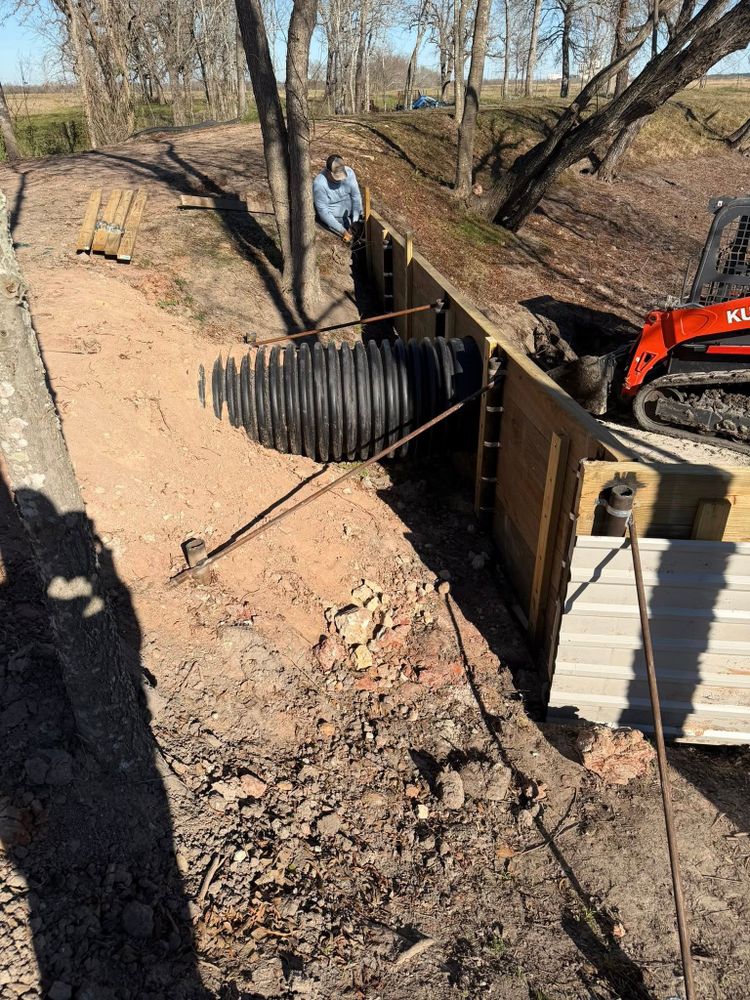 Our Bulkheads service ensures durable, weather-resistant barriers that protect your home’s foundation from water damage, offering reliable excavation and installation solutions for long-lasting peace of mind and structural integrity. for Landers Ranch Services in Anderson, TX