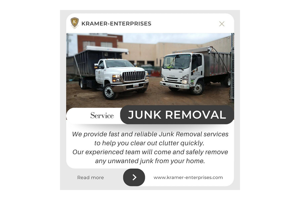 Junk Removal for Kramer Enterprises in Washington, D.C.