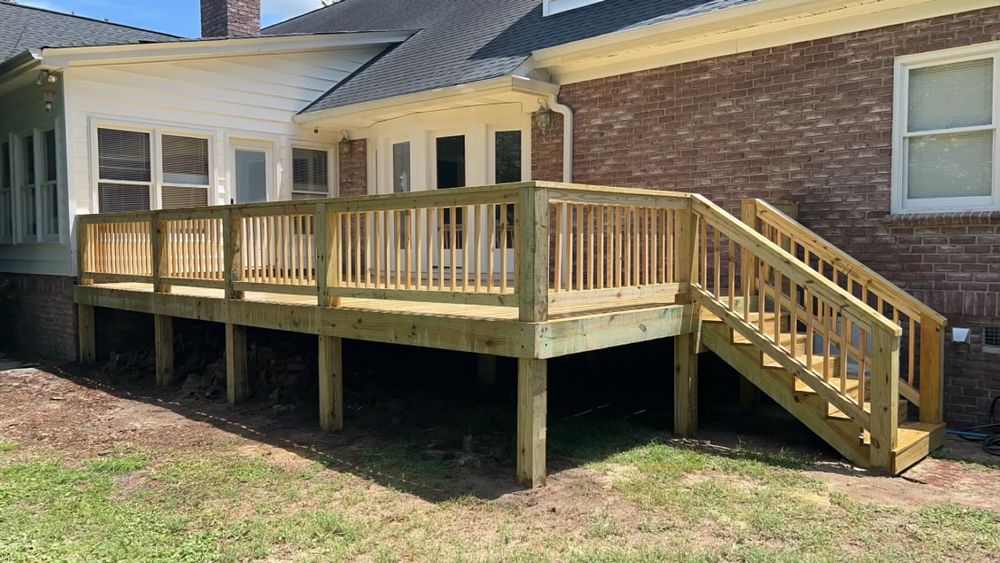 Deck’s for JB Nealy Fence in Elgin, SC