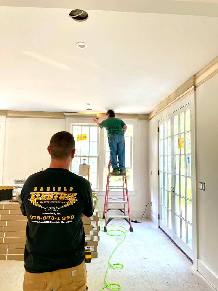 Residential Work for Daniels Electric in Groveland, MA