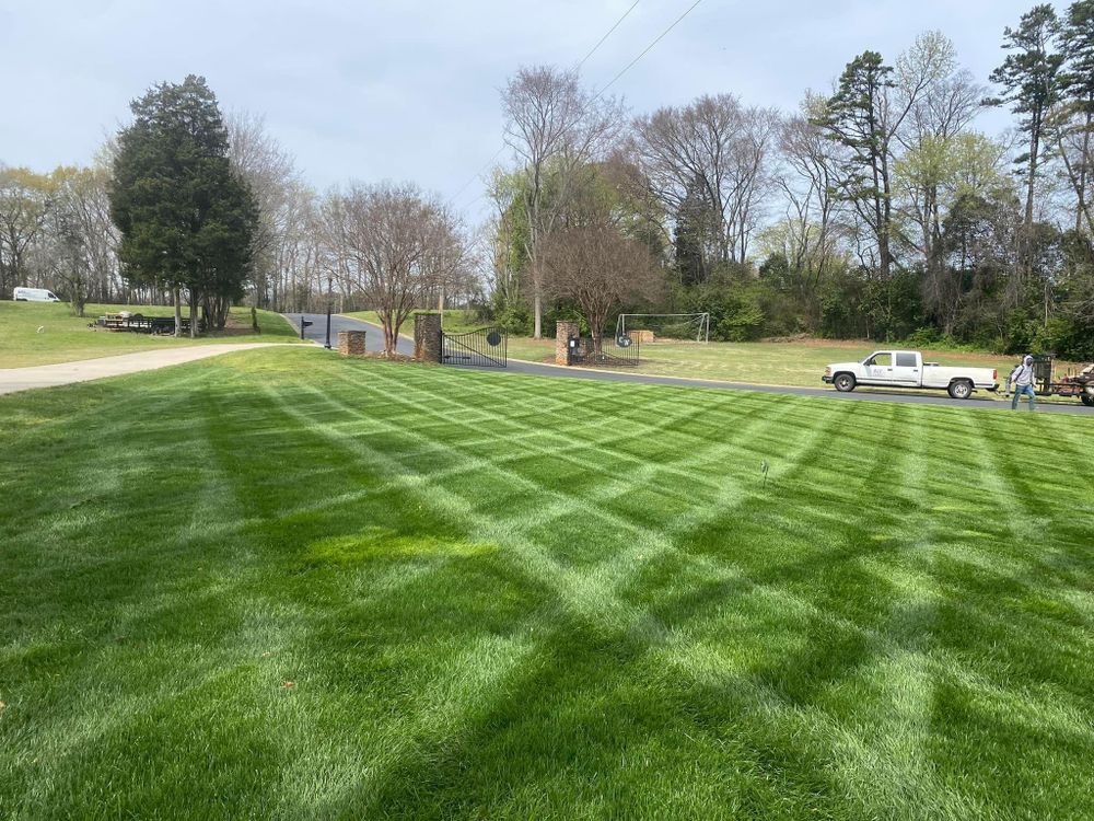 Mulching for America's Top Pick Lawn & Landscaping in Gastonia, NC