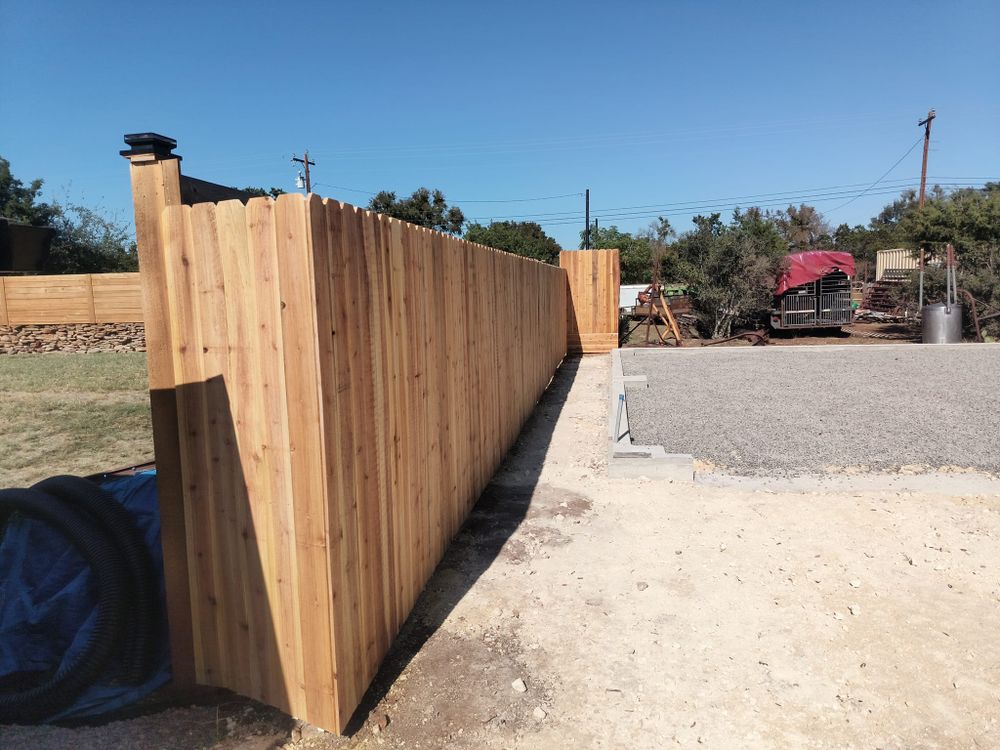 Our fence installation service offers homeowners reliable, durable, and aesthetically pleasing fencing solutions tailored to enhance security and curb appeal while seamlessly integrating with your existing landscape design. for O'Connor Construction in Austin, TX