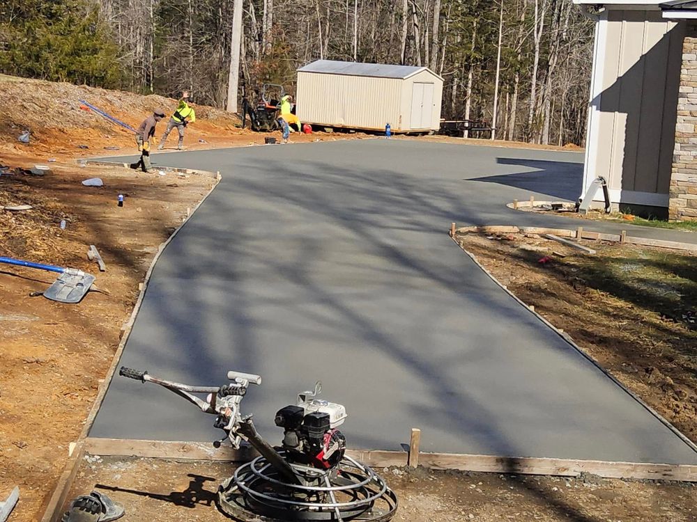 Concrete for T&J Concrete in Anderson, SC