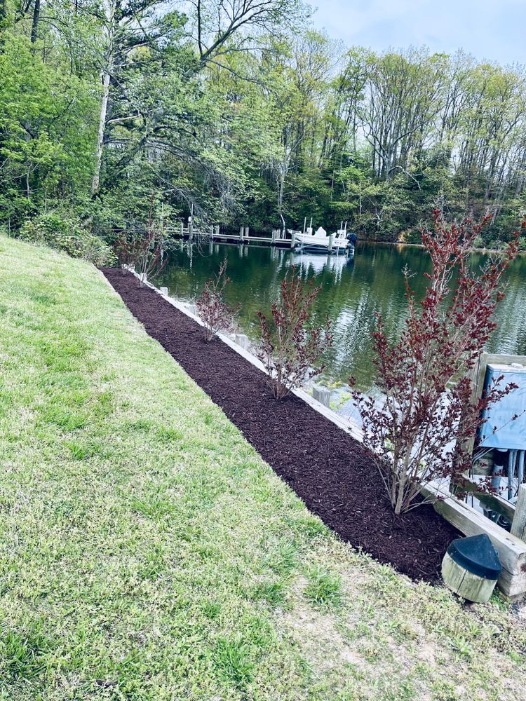 Mulching for Nate's Property Maintenance LLC  in Lusby, MD