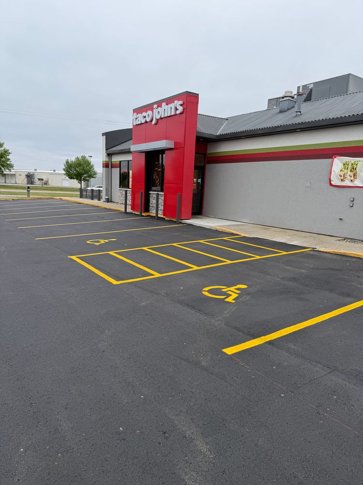 All Photos for Midwest Line Striping LLC in Spirit Lake, IA