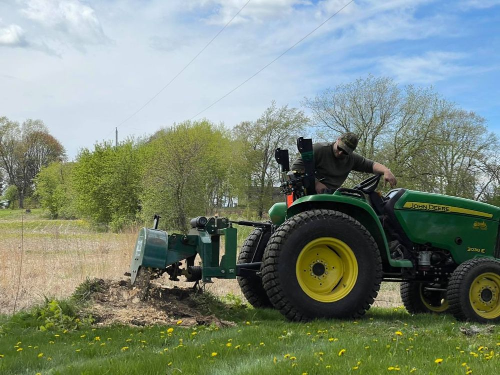 Land Clearing for Nate’s Tractor Service in Cascade, WI