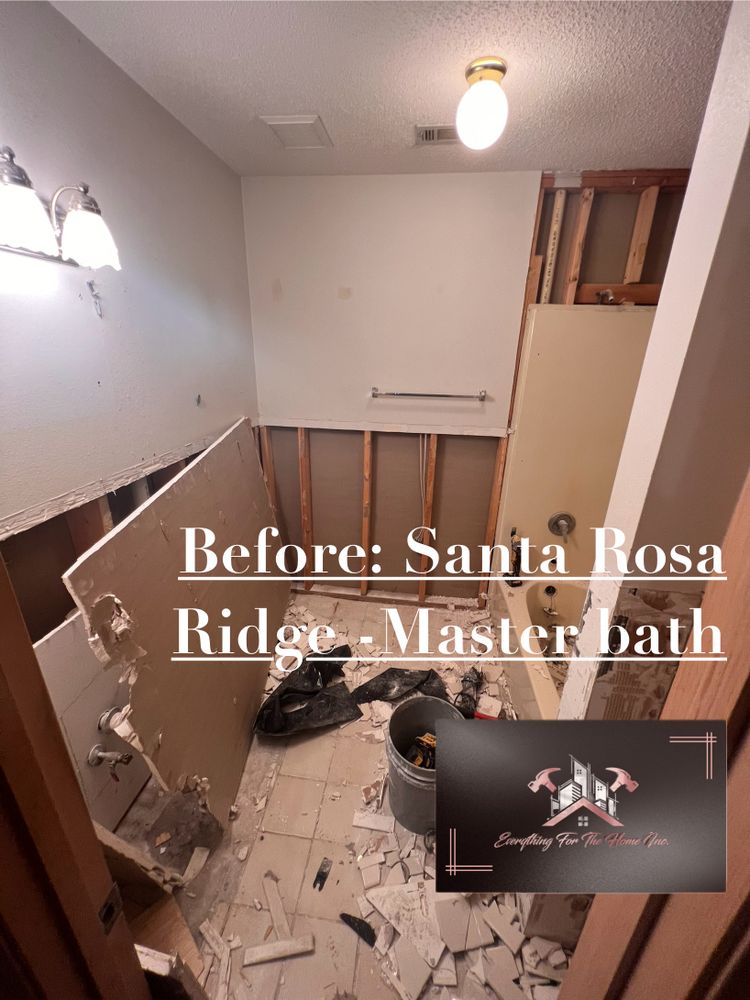 Bathroom renovations for Everything for the Home Inc. in Santa Rosa Beach, FL