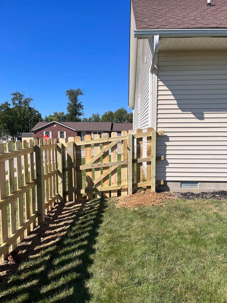 Our professional Fence Repair service restores the integrity and appearance of your fence, ensuring security and enhancing the curb appeal of your property. Trust us to make your fence look brand new! for Crossbones Contracting in Greencastle,  IN