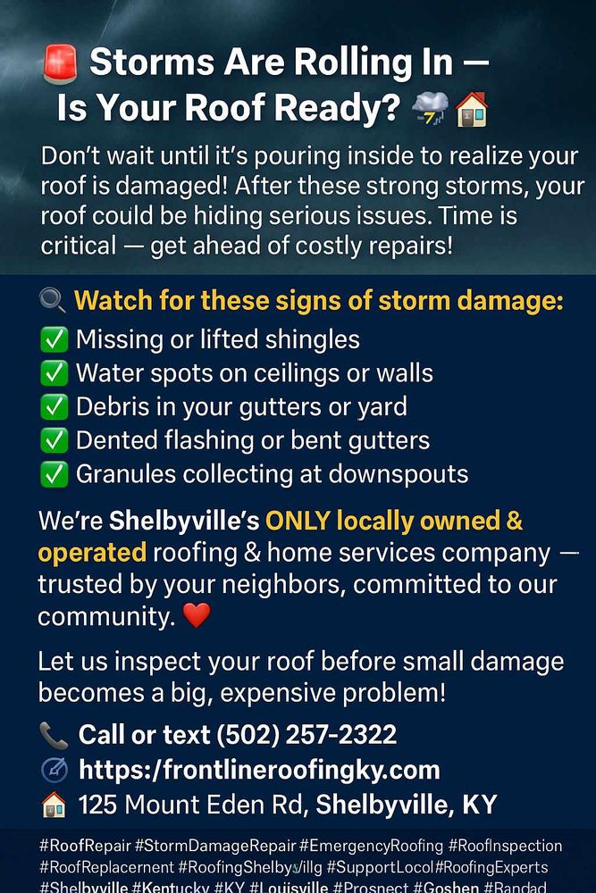 Other Services for Frontline Roofing & Home Services in Shelbyville, KY