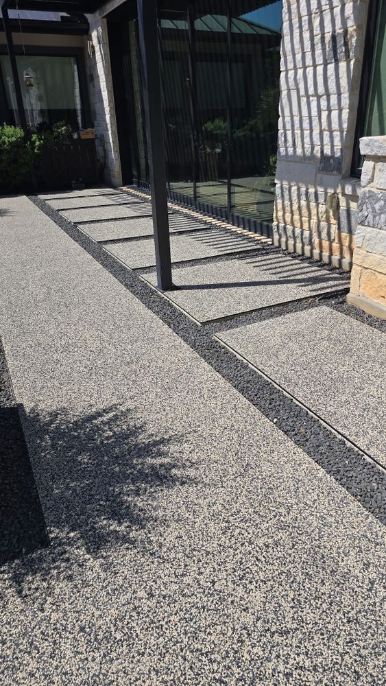 Walkways for TEX STONE Resin & Epoxy Coatings in Schertz, TX