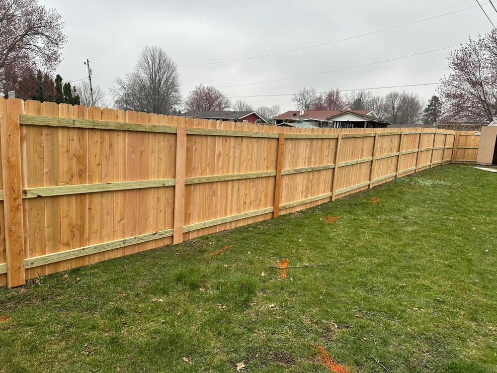 Fence Installation for Illinois Fence & outdoor co. in Kewanee, Illinois