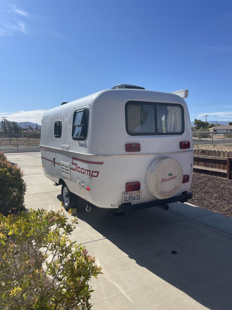 Scamp Travel Trailer for Mauka to Makai RV Renovations in Los Angeles, CA