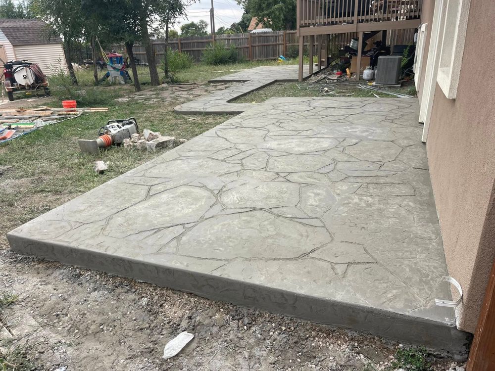 Stamped Concrete for Escala Concrete & Landscaping in Colorado Springs, CO
