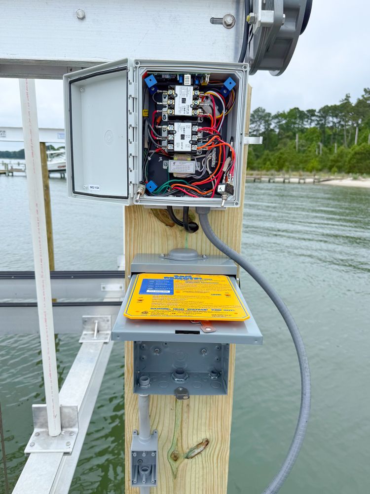 Our Dock & Marine Electrical Installation provides homeowners with expert electrical services, ensuring safe and efficient power solutions for docks and marinas. Trust our skilled electricians for reliable marine installations. for Keeners Electric in Gloucester, VA