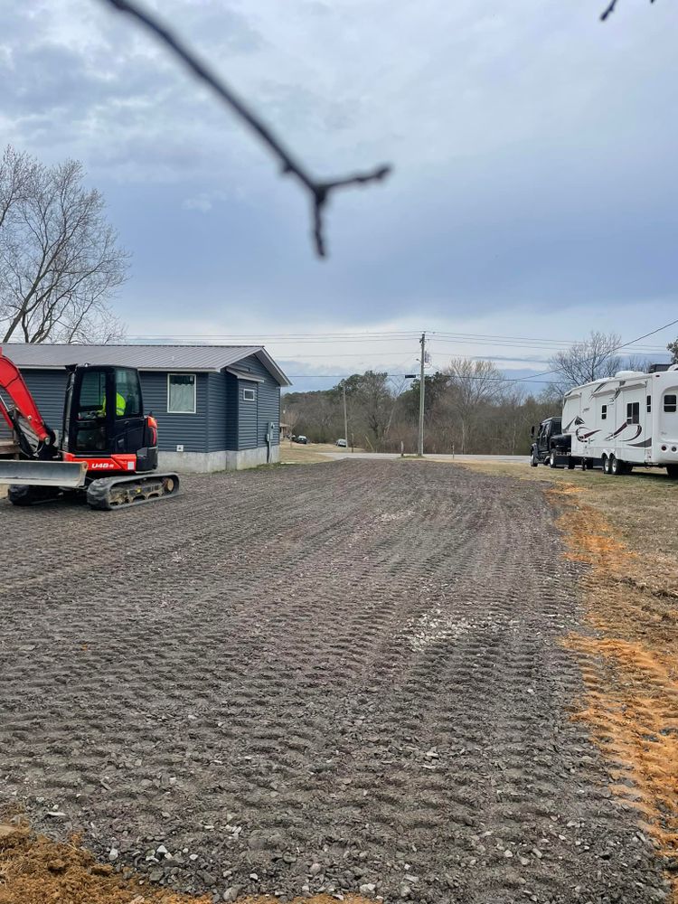 Excavation for Collins Constructors in Fyffe, AL