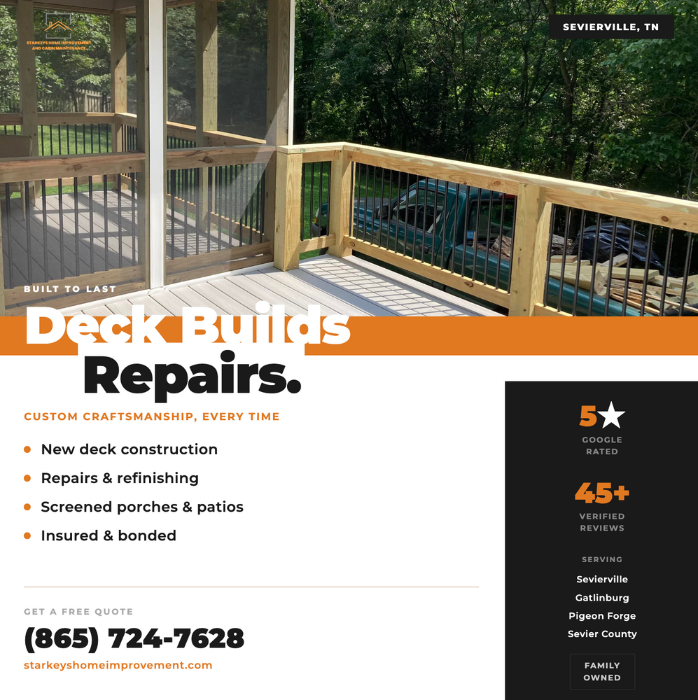 All Photos for Starkeys Home Improvement and Cabin Maintenance in Sevierville, TN