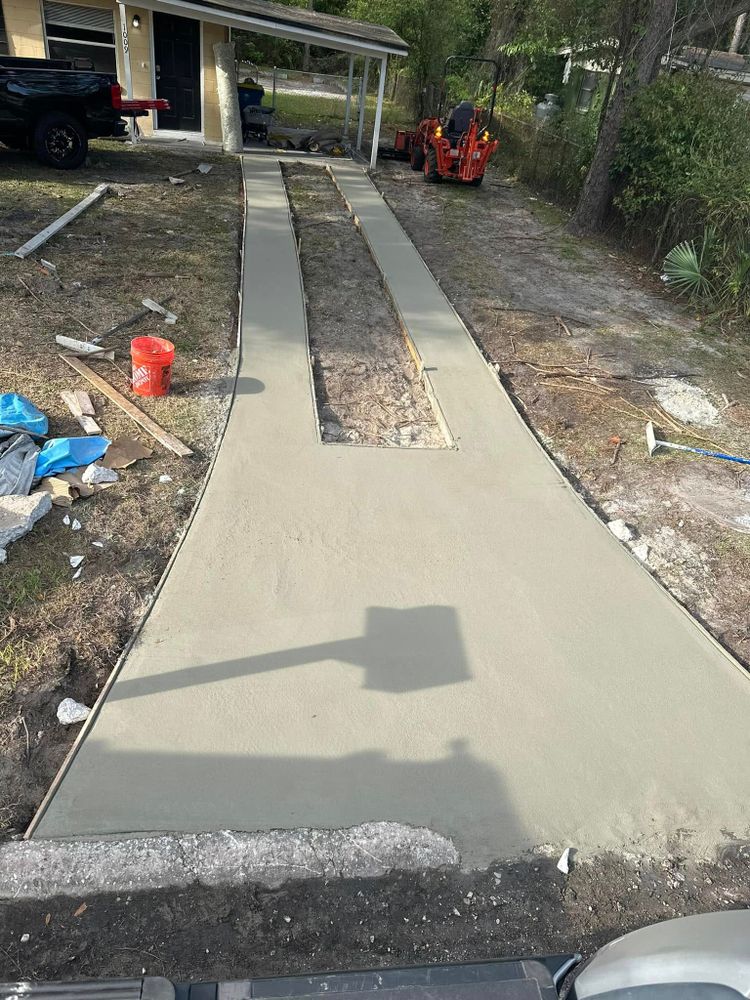 Our concrete service offers durable and customizable solutions for your home projects, providing high-quality installations with expert craftsmanship to enhance the aesthetics and functionality of driveways, patios, and walkways. for Kracker Jax Affordable Concrete in Jacksonville, FL