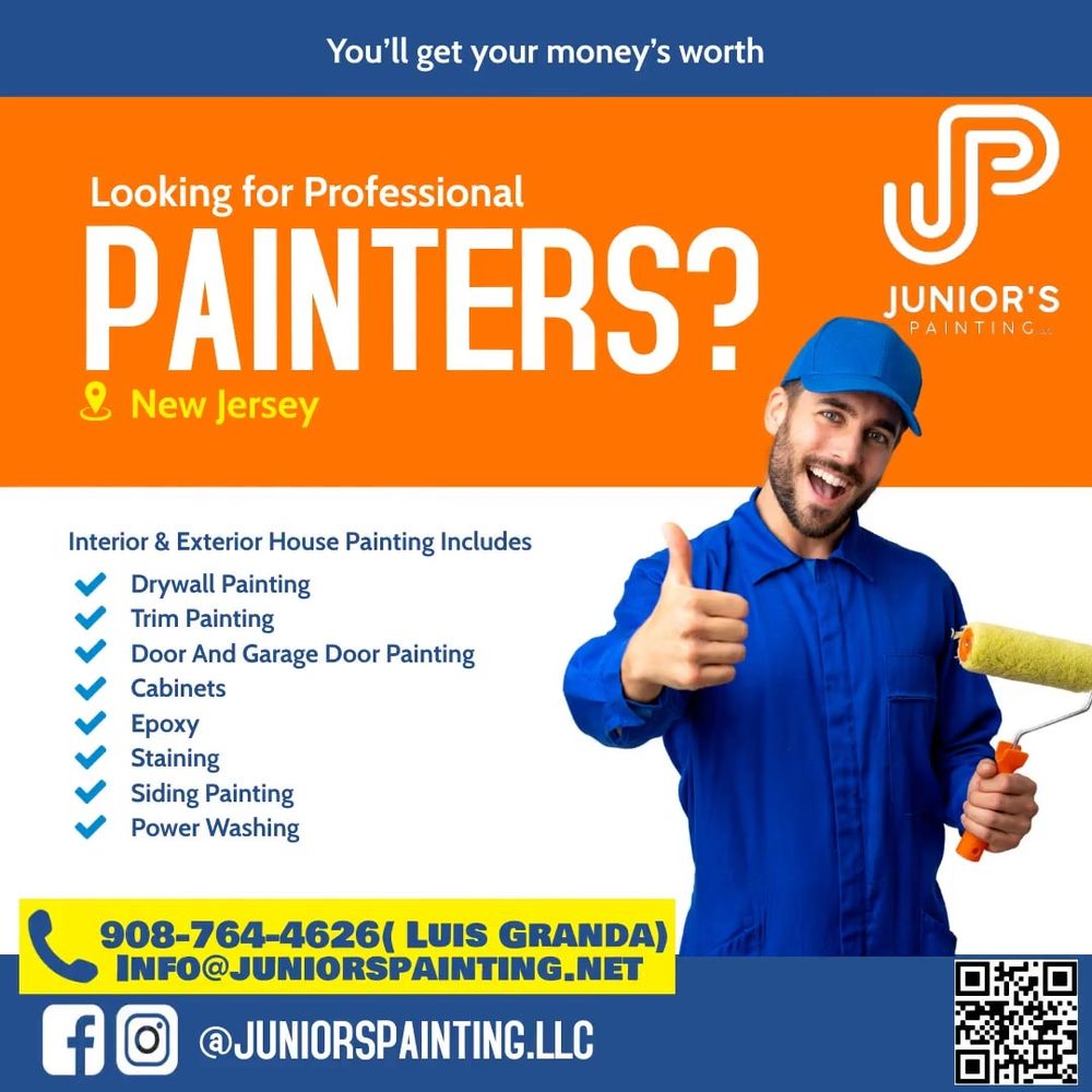 Painting for Junior's Painting LLC in Elizabeth, NJ