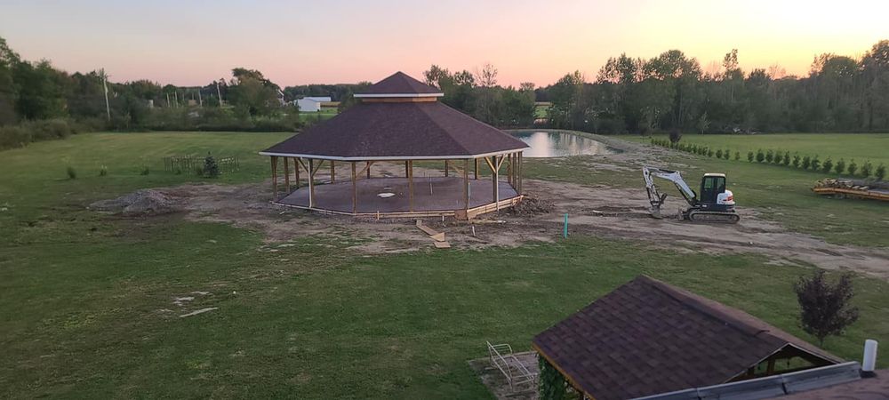 Our Outdoor Structures offer homeowners the opportunity to enhance their outdoor living spaces with beautifully designed and constructed structures such as pergolas, pavilions and gazebos. for Hilltop Drafting & Design LLC in Geauga County, Ohio