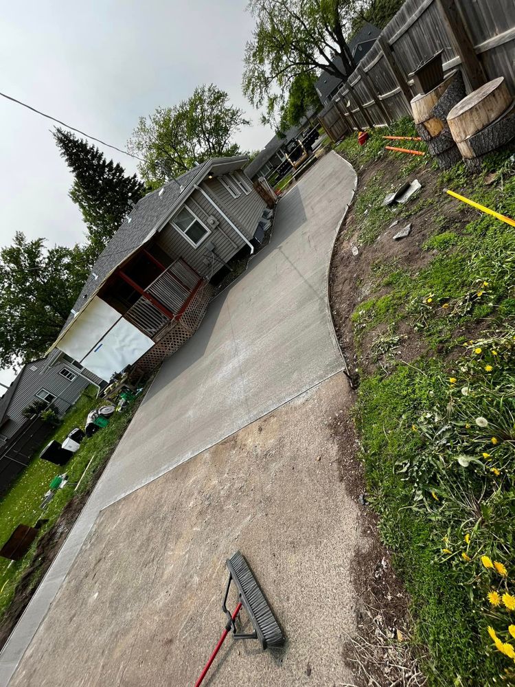 Commercial Concrete for Outdoor Dynamics LLC in Sherburne County, MN