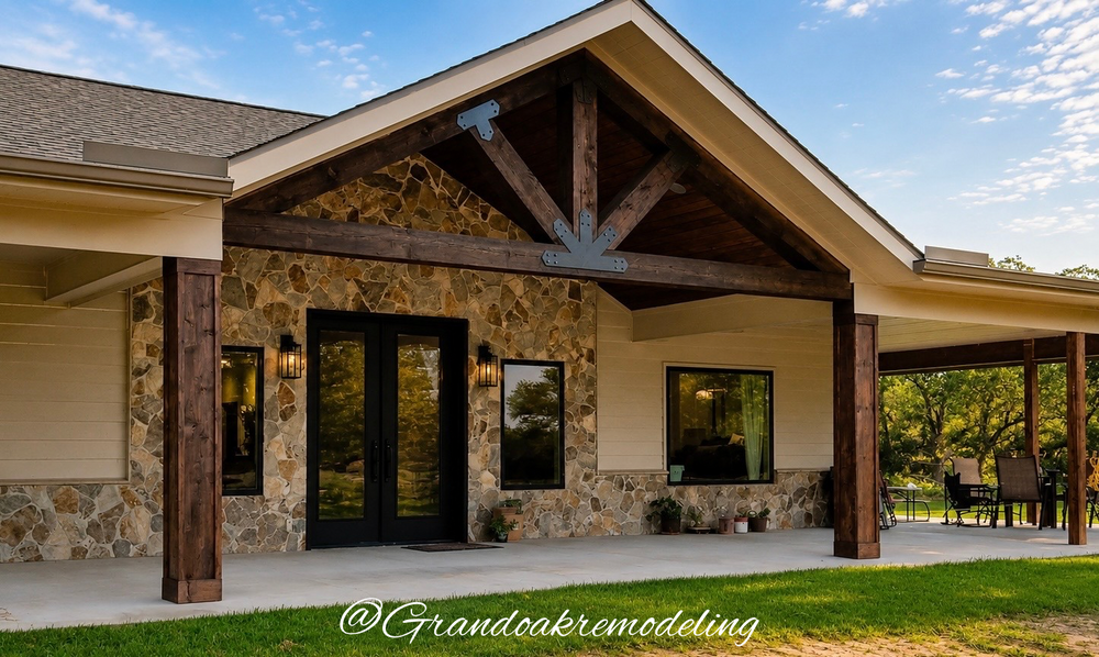 Transform your backyard with custom deck and patio installation designed for beauty, comfort, and durability. We create inviting outdoor spaces tailored to your home, lifestyle, and long-term enjoyment. for GrandOak Remodeling LLC in Schulenburg, TX