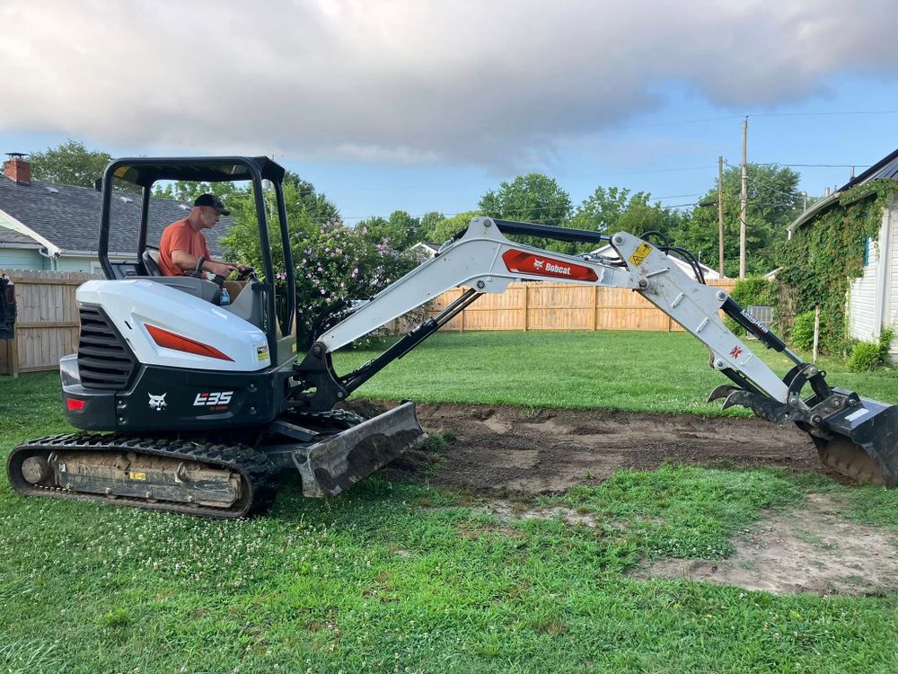 Excavating for Genesis Landworks in Bluff City, TN