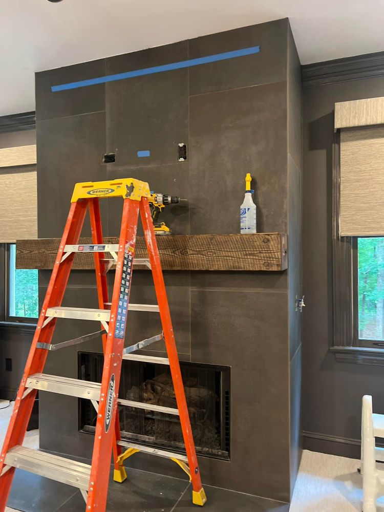 Tiling for Novo Tile Co. in Lillington, NC