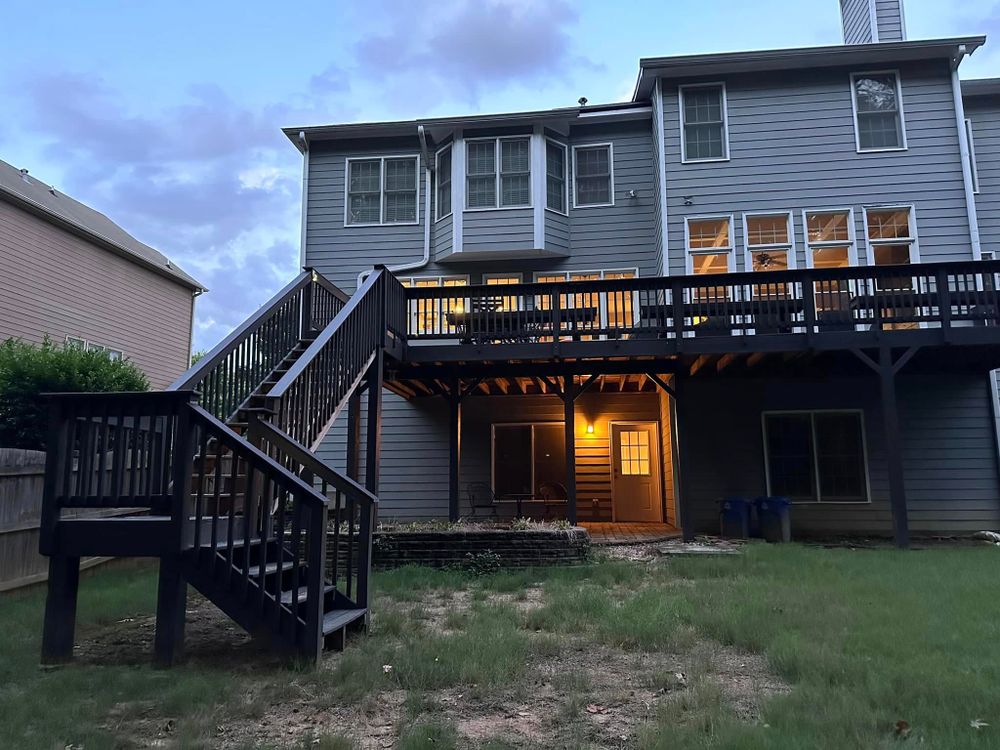 Enhance your outdoor living space with our expert deck & patio installation services, offering durable and stylish solutions tailored to your home, ensuring functionality and aesthetic appeal for ultimate relaxation. for American Pro in Rockmart, GA