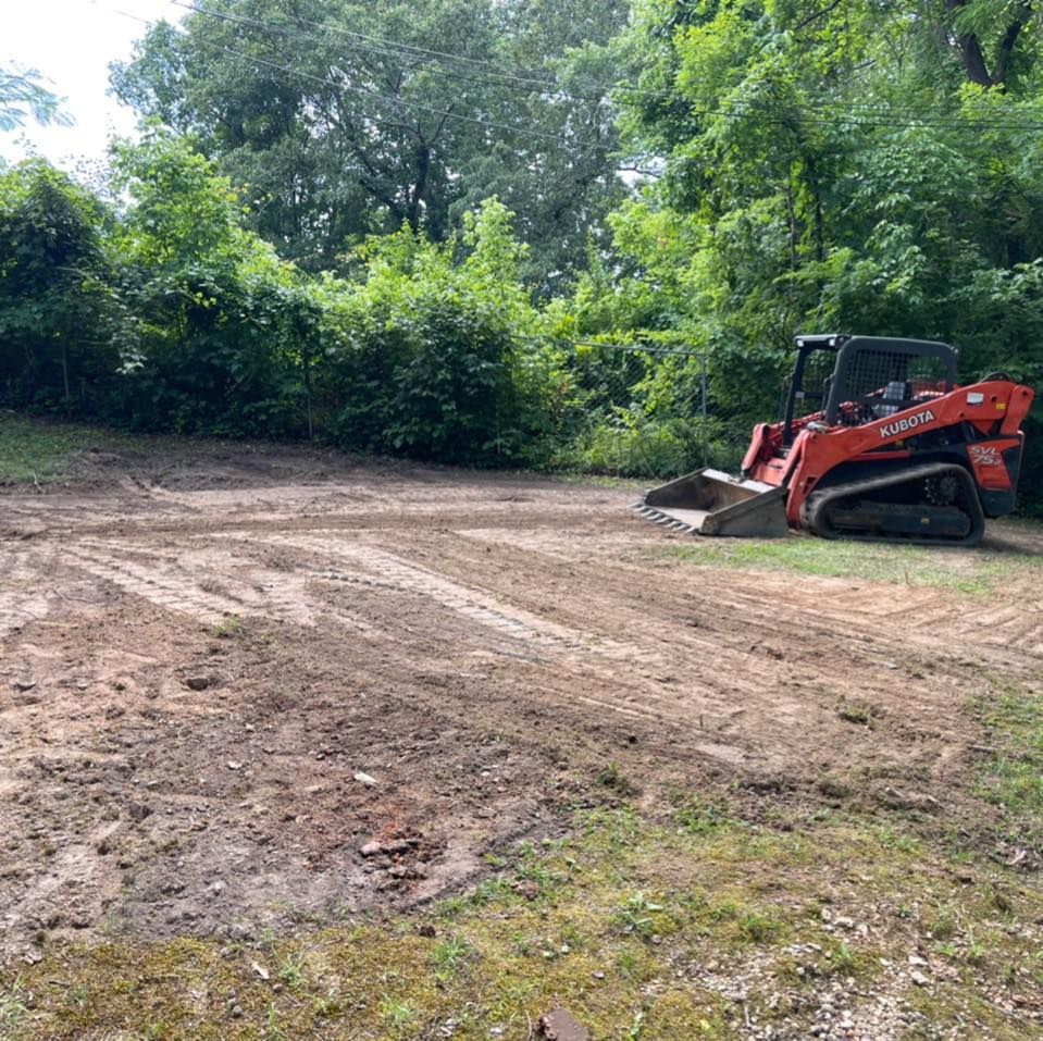 Excavating for Cline's Land Management in Dalton, GA