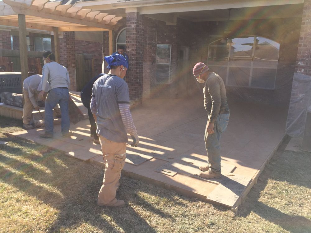 Patios for Texas Curb N Borders in Houston, TX