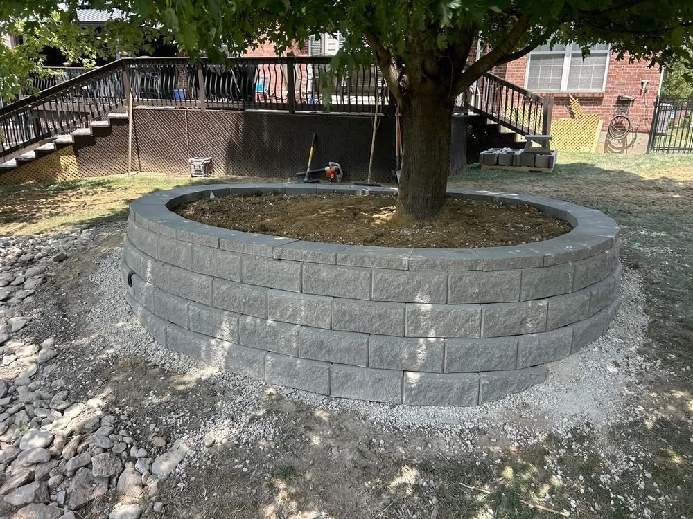 Enhance your landscape with our professional retaining wall services, designed to prevent soil erosion and optimize space. We ensure durability and aesthetic appeal for lasting satisfaction in your outdoor spaces. for BZ Construction in Butler County, OH